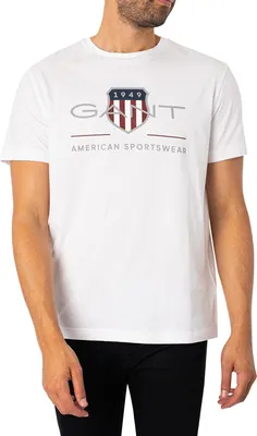Produktbild von GANT Archiv Schild T-Shirt, Weiß L