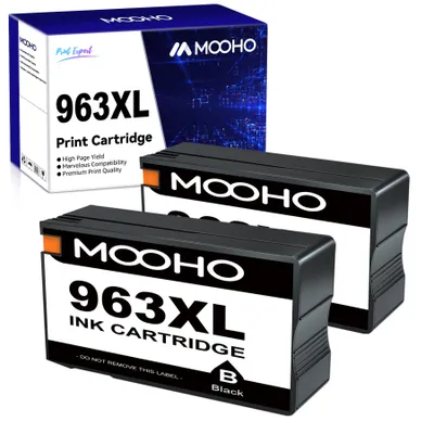 Produktbild von TINTEPATRONEN für HP 963 XL OfficeJet Pro 9010 9012 9014 9015 9016 9019 9020 2xSchwarz