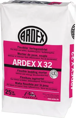 Produktbild von ARDEX X 32 Flexibler Verlegemörtel 25kg