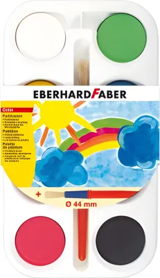 Immagine prodotto di EBERHARD FABER 577008 EBERHARD FABER Scatola di vernice opaca EFA Color, 8 colori