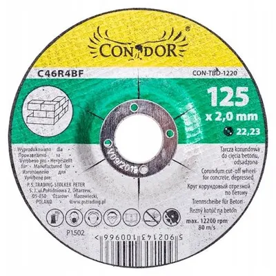 Produktbild von Condor Korund Trennscheibe für Beton 125x2mm