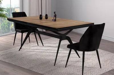 Obrázek produktu pro jídelní stůl rozkládací design kuchyňský stůl dřevo hnědý stůl