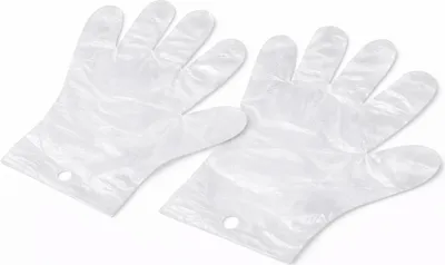 Obrázok produktu pre Rukavice s otvorom, fóliové, z HDPE, na zber