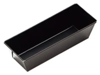 Produktbild von IBILI Kuchenform Moka rechteckig 14x7x4,8 cm, Stahlblech, schwarz, 14 x 7 x 4.8