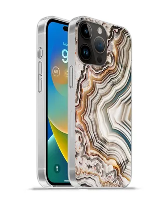 Produktbild von MuchoWow® Handyhülle Schutzhülle Hülle für Apple iPhone 14 Pro - Softcase Naturstein - Nahaufnahme - Muster Silikon Softcase Handy Hülle - Umschlag
