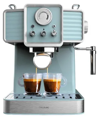 Obrázok produktu pre Cecotec 01628, Espresso kávovar, 1,5 L, Mletá káva, 1350 W, Modrá