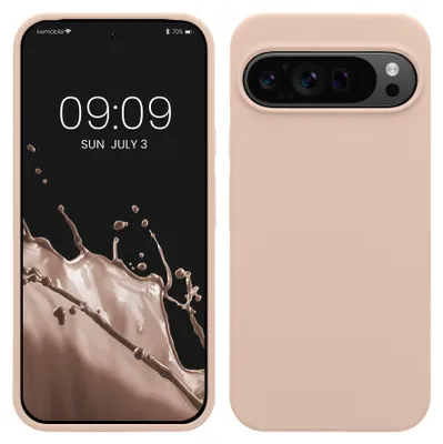 Produktbild von kwmobile Handyhülle für Google Pixel 9 Pro XL Hülle, für Pixel 9 Pro XL Case - Hülle Silikon - kabelloses Laden - Coconut Swirl