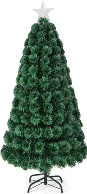 Immagine prodotto di Albero di Natale artificiale da 150 cm con 8 modalità di illuminazione Albero di Natale in fibra ottica