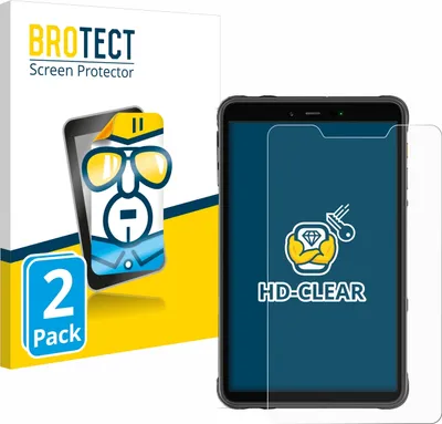 Produktbild von 2x Für Ulefone Armor Pad 8 Schutzfolie BROTECT Displayschutz Display Schutz Folie Klar Transparent