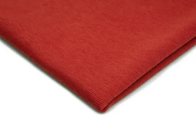 Zdjęcie produktu dla Dzianina Punto, powierzchnia prążkowana, cegła, 50 x 150 cm