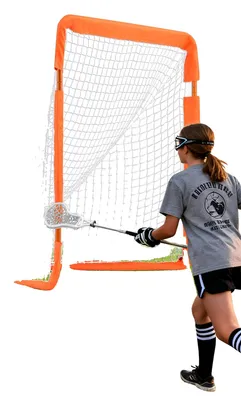Obrázok produktu pre VEVOR Lacrosse Goal, 4' x 4' malá detská lakrosová bránka, skladacia prenosná lakrosová bránka s taškou na prenášanie, železný rám, rýchle a jednoduché nastavenie, ideálna pre tréning mládeže, Orange
