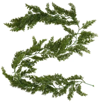 Image de Guirlande de Noël de 180 cm, en cèdre artificiel, pour cheminée, table, escalier, décoration intérieure