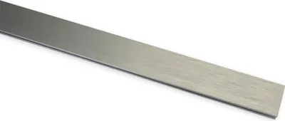 Obrázek produktu pro Gardinia záclonová tyč Luxor obdélníková ocelová broušená 160 cm