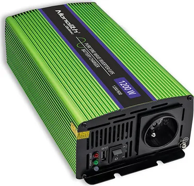 Productafbeelding van Qoltec Monolith power adapter/inverter Auto 1200 W Green