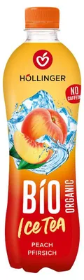 NAPÓJ ICE TEA O SMAKU BRZOSKWINIOWYM BIO 500 ml - HOLLINGER