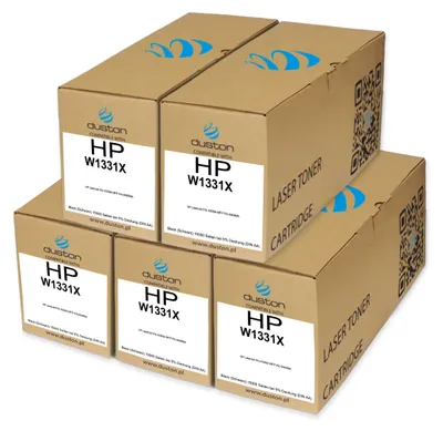 Produktbild von Duston 5x W1331X / 331X Schwarz Toner kompatibel mit HP Pro 432 M408