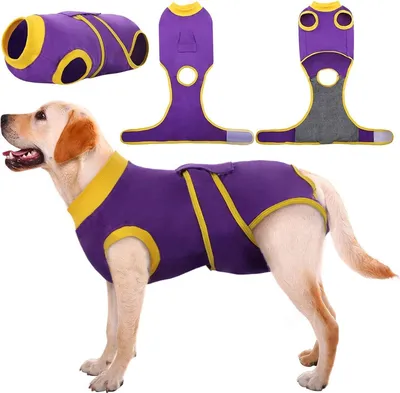 Produktbild von Hundebody Nach Op Hund Nach Kastration Hündin Atmungsaktiv Lila XL