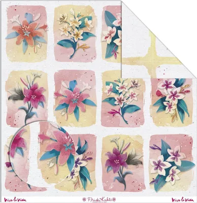 Immagine prodotto di Carta creativa - Frida Kahlo - Fiori