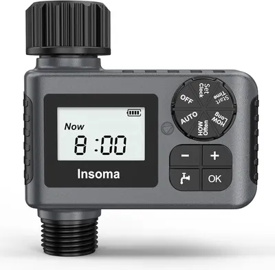Produktbild von Timer, Bewässerungszeituhren für Gartenschläuche, programmierbare Wasserspeicher mit Regenverzögerung/manueller/automatischer Bewässerungssteuerung