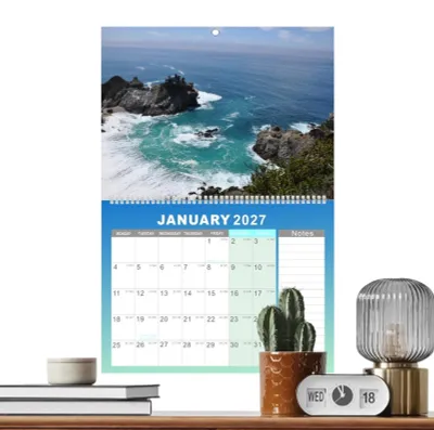 Imagen del producto de Calendario de pared para 12 meses - Planificador natural