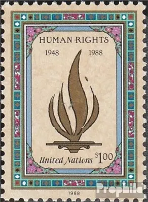 Produktbild von Briefmarken UNO - New York 1988 Mi 570 (kompl.Ausg.) postfrisch Menschenrechte