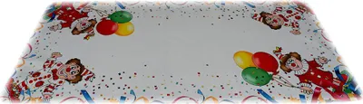 Produktbild von Tischdecke Tischläufer Druck Clowns Fasching 40 x 90 cm
