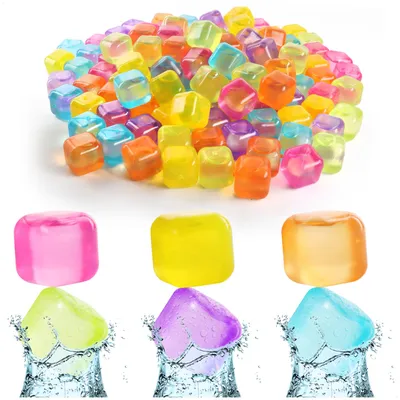 Productafbeelding van Wilhelm Sell® 120 herbruikbare ijsblokjes in prachtige kleuren, perfect voor feesten