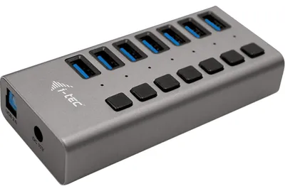 Produktbild von D I-Tec Usb 3.0 Hub 7 Port 36 W