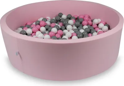 Obrázok produktu pre Sušiak 130x40cm púdrovo ružový so 700 guľôčkami: biely, sivý, púdrovo ružový