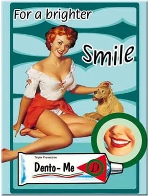 Produktbild von Nostalgic-Art - Magnet 6 x 8 cm - Dento-Me - For a brighter smile