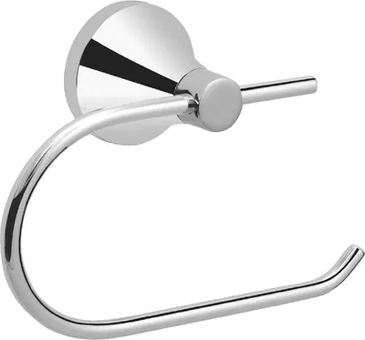 Produktbild von tecuro Badausstattung Toilettenpapierhalter Papierrollenhalter ohne Deckel, Metall verchromt