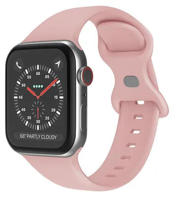 Produktbild von Techsuit – Watchband (W031) Armband für Apple Watch 1/2/3/4/5/6/7/8/9/10/SE/SE 2/Ultra/Ultra 2 (42/44/45/46/49 mm) – hellrosa