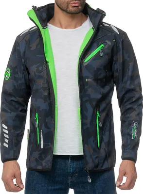 Produktbild von Geographical Norway Herren Regular Fit Softshelljacke royaute men Navy-Green S