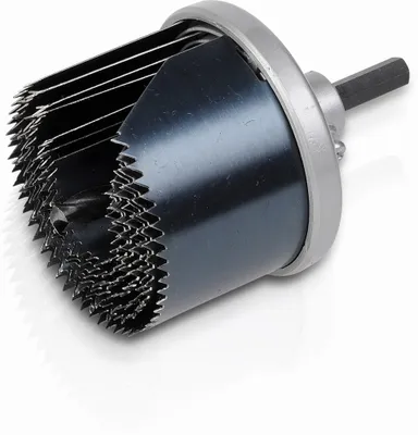Image de Kreator Trépan circulaire 7 pièces ø 26 - 63 mm profondeur 40 mm Scie cloche Perceuse circulaire - 7 pièces ø 26 - 63 mm, profondeur 40 mm