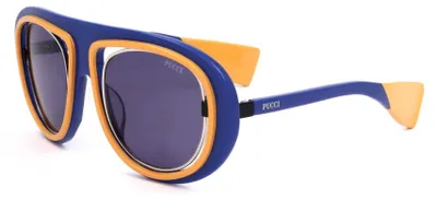 Produktbild von Pucci EP0059 Shiny blue 50/25/130 Damen Sonnenbrillen