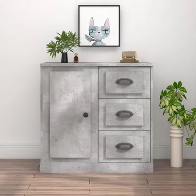 Immagine prodotto di vidaXL Credenza Grigio Concreto 70x35,5x67,5 cm Legno Ingegnerizzato