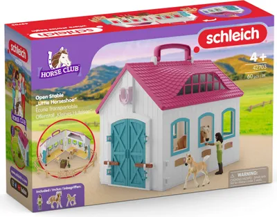 Image de Schleich Horse Club Écurie ouverte Petit fer à cheval 42703