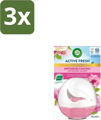 Obrázok produktu pre Air Wick – osviežovač vzduchu – Deco Sphere Magnólia & Kvet čerešne – 75 ml – výhodné balenie – 3 kusy