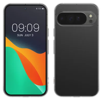 Produktbild von kwmobile Hülle kompatibel mit Google Pixel 10 Pro - Silikon Handyhülle transparent - Handy Case in Transparent