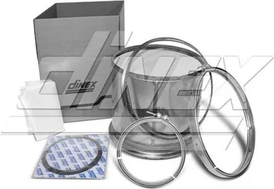 Image de DINEX 4II001-RX Filtre à particules diesel DPF Filtre à particules Euro 6 Système d'échappement Diesel