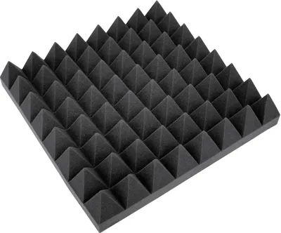 Obrázek produktu pro Akustická pěnová pyramida 100 mm, 50x50 cm