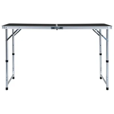 Produktbild von Möbel Campingtisch Klappbar Grau Aluminium 120x60 cm Top9697739
