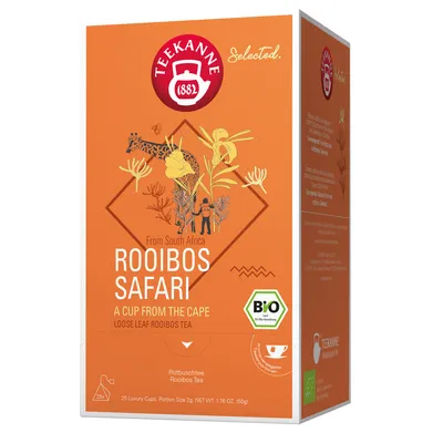 Zdjęcie produktu dla TEEKANNE 684611 TEEKANNELuxury Cup Rooibos SafariTee 25 Portionen