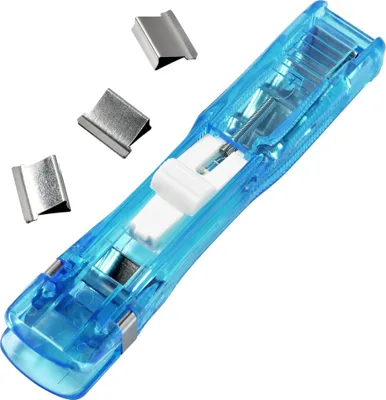 Produktbild von Power-Clipper groß blau Packung mit 10 Stück