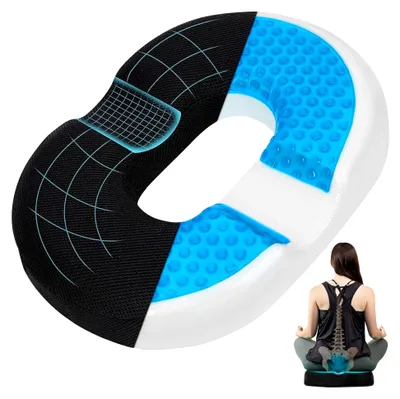 Produktbild von Orthopädisches Sitzkissen aus Memory-Schaum für Bürostühle