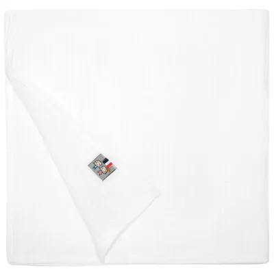 Image de Bavoir Jeanne - 60 x 60 cm - Blanc | par SEVIRA KIDS