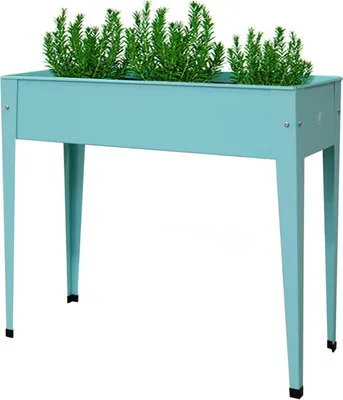 Produktbild von Herstera Garden Metall Hochbeet Urban Mint 100x40x84 cm