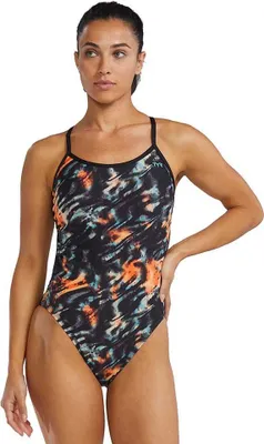 Image de Tyr Durafast Elite Crosscut Tieback Validus Maillot de bain noir 30 Femme Noir 30