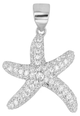 Produktbild von Akzent Damen Anhänger Luzia "Luzia" aus 925 Sterlingsilber, rhodiniert, langlebig