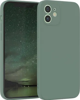 Produktbild von EAZY CASE - TPU Hülle für Apple iPhone 12, TPU Case stoßfeste Handyhülle, weiches Cover mit Kameraschutz, Silikonhülle in Grün